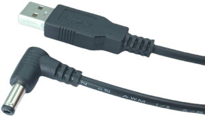 �J���� USB-DC�d�������P�[�u�� �O�a5.5mm ���a2.1mm DC-5521A USB�ϊ��P�[�u��