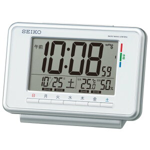 �Z�C�R�[�N���b�N �ڊo�܂����v �d�g �f�W�^�� SQ775W �� SEIKO �A���[�� �J�����_�[ ���x ���x ���K�x �\�� �E�B�[�N���[