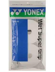���l�b�N�X YONEX �e�j�X �E�F�b�g�X�[�p�[�O���b�v 30�{�� �z���C�g AC102-30 �O���b�v�e�[�v �I�[�o�[�O���b�v