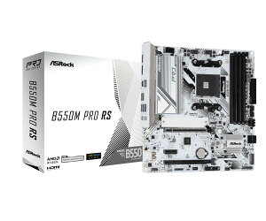 ASRock �}�U�[�{�[�h B550M Pro RS AMD Ryzen 5000 �V���[�Y CPU (Socket AM4) �Ή� B550 �`�b�v�Z�b�g Micro ATX DDR4