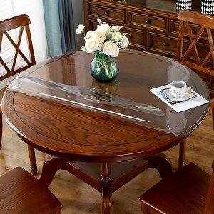 �e�[�u���N���X �~�` 160cm ���� 1.5mm ���� �r�j�[�� PVC �ی^ ���� �h�� �ϖ� �ϔM �e�[�u���}�b�g �f�X�N�}�b�g �ی�V�[�g