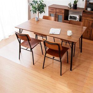 �_�C�j���O�}�b�g ���� 200x190cm ����2mm PVC �� �ی�V�[�g �N���A�}�b�g ����T�C�Y ���� ����h�~ ����~�� �������ȒP