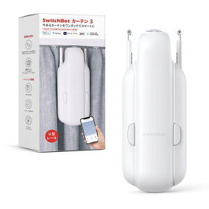 SwitchBot �J�[�e�� ��3���� �����J�� �X�C�b�`�{�b�g - Alexa Google Home IFTTT �C�t�g Siri�ɑΉ� �X�}�[�g�z�[�� ���u���� ��t�ȒP �\�[���[�p�l���ŏ[�d�\ U�^/�p�^���[���ɑΉ�