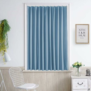 �Ռ��J�[�e�� 130×165cm 1������ ���n �h���[�v�J�[�e�� UV�J�b�g �f�M �ۉ� �h�� �ߓd ����ډB�� �A�W���X�^�[�t�b�N�t�� �V���v�� �u���[ �����p