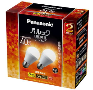 �p�i�\�j�b�N LED�d�� �v���~�A E26���� �d��40�`���� 2�� �d���F����(4.4W) ��ʓd���L�z���^�C�v �����Ή� LDA4LGSK4F2T