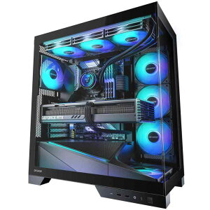 Okinos Aqua 9 ARGB ATX�Ή��s���[���XPC�P�[�X �u���b�N