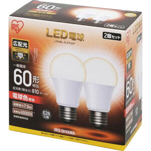 �y�ߓd�΍�z�A�C���X�I�[���} LED�d�� 60W�`���� �d���F �������a26mm �L�z�� 2�p�b�N LDA8LG6T52P