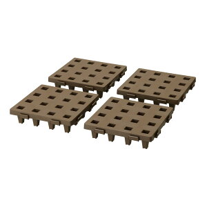 ���̂� 4���Z�b�g 20×20cm �v���X�`�b�N�� �W���C���g�p���b�g �A���\ �ω׏d300kg ���C�΍� ������ ���[ �N���[�[�b�g ���� �x�����_ �ו��u�� �ȃX�y�[�X �u���E�� ���{��