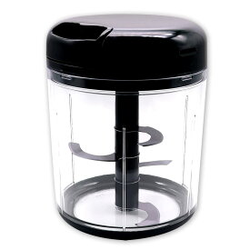みじん切り器 1.5L 4枚刃 食洗機対応 ふたも洗える 調理器具 チョッパー 大容量 フードチョッパー 下ごしらえ キッチン用品 ぶんぶんチョッパー