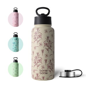 BOTTLE BOTTLE 1���b�g�� ���� 1L �X�e�����X �E�H�[�^�[�{�g�� �q�� ������ �X�g���[�t�� �ۉ��ۗ� ��d�\�� �^��f�M �����^�� �A�E�g�h�A ���̎q �x�[�W���t�����[