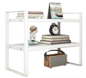 ��ド�b�N �f�X�N��u���I ���[���b�N 2�i ��30cm ���s20cm ����36cm �ؐ� �z���C�g �f�X�N�V�F���t ���I �m�[�g�p�\�R���� �g���i
