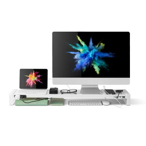 �y�T�C���L���O�_���z���j�^�[�� ���j�^�[�X�^���h USB3.0 �R���Z���g���� ��80cm×���s21cm ����� PC�X�^���h �p�\�R�� ��X�`�[���� �ω׏d50kg �m�[�g�p�\�R��/�v�����^�[/iMac/�^�u���b�g�p�\