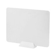 卓上パーテーション デスクパネル 目隠し 30×60cm プラスチックベース 仕切り板 デスク用 飛沫防止 オフ…