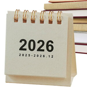 ���J�����_�[ 2025-2026�N 2�N�� �X�P�W���[���� ��� �I�t�B�X �f�X�N �J�����_�[ �܂肽���� �~�j �R���p�N�g �����^�� �z���C�g