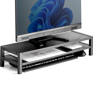 ���j�^�[�� 2�i ���ド�b�N ��60cm ���s20cm ����13cm �ؐ� �ω׏d10kg ��� �f�X�N�� ���[�I �L�[�{�[�h���[ �u���b�N
