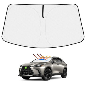 �y�n���h�����悯�J�o�[�t���zMozan ���N�T�X NX 2��� �T���V�F�[�h �t�����g�K���X�p NX250 NX350 NX350h NX450h+ 2021�N10��-���s �ԗp�T���V�F�[�h UV�J�b�g ���悯 �������J�b�g �Ռ� �f�M �܂���