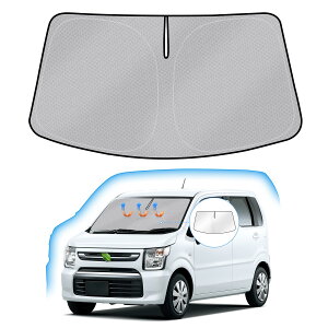 J-PREMIS �X�Y�L ���S��R/���S��R�X�e�B���O���[ �t�����g�K���X �T���V�F�[�h WAGON R 6��� MH35S MH55S MH85S MH95S 2017�N-���s ���S��R �J�X�^��Z �ԗp�T���V�F�[�h UV�J�b�g �Ռ��V�F�[�h ���悯 �n��