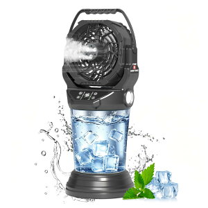 SUKITEN �L�����v ��@ �~�X�g�t�@���y2026�N�V���f���E�g���t�B�[�^�z �[�d�� ��e��32,000mAh �R�[�h���X �����͑��� 2L �X�Ή� ����@ ������U�� �É� DC���[�^�[ �X�}�z�[�d LED���C�g