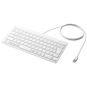 �G���R�� �L�[�{�[�h �L�� �p���^�O���t �~�j�L�[�{�[�h �z���C�g TK-FCP096WH