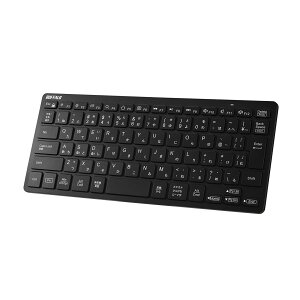 �o�b�t�@���[ Bluetooth 5.0 ���C�����X �~�j �L�[�{�[�h ���^ �����^�� �p���^�O���t 3��}���`�y�A�����O ���{�� �u���b�N BSKBB345BK