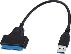 �I�[�f�B�I�t�@�� SATA-USB �ϊ��P�[�u�� 2.5�C���` SSD/HDD�p SATA�P�[�u�� 5Gbps ���� SATA3 �R���o�[�^�[ USB3.0 2TB SSD/HDD �O�t�� �ϊ� �R�l�N�^ �n�[�h�f�B�X�N �|�[�^�u��(3.5�C���`��hdd�͑Ή����Ă�
