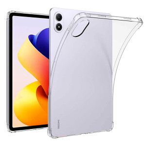 For Redmi Pad 2 Pro �P�[�X �J�o�[ �ی�P�[�X �ی�J�o�[ 2025�N���� �N���A YAJOJO TPU�f�� �y�� ���^ �ϏՌ� �����h�~ �w��h�~�i�N���A�j