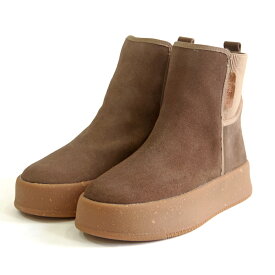 【SALE】 【ミネトンカ 公式】MINNETONKA サイドゴアブーツ 【24M09】ショートブーツ 厚底 厚底ブーツ インヒール ボア ファー シンプル ニット スエード カジュアル あたたか あったか ファー ボア スエード 防寒