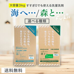楽天市場】がんこ本舗 海へ/森と Fukii フッキ 3kg BOX 詰め替え 
