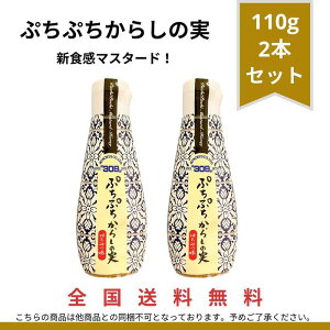 ぷちぷちからしの実 110g 2本マスタードソース 調味料セット ハニーマスタードソース 辛いもの好き 辛い 調味料 ハニーマスタード ソース うまいたれ 美味しいものお取り寄せ 食べ物 お取り