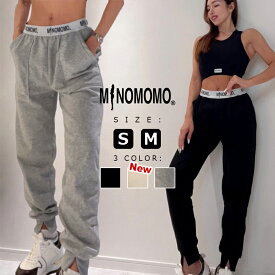 【現品限り】 MINOMOMO フロントスリット スタイルアップ ユニセッ クス ジョガーパンツ ボトムス S M トレーニングウェア ヨガウェア スポーツ ヨガ フィットネス スポーツ ウェア ヒップアップ レディース おしゃれ ブラック グレー P-22022