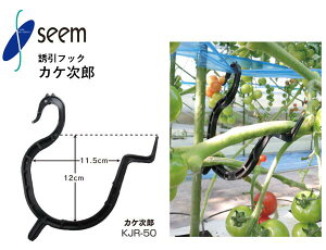 カケ次郎 シーム 50個入(1袋) 400個入(1箱) KJR-50 トマト茎整理用資材 誘引資材 農業資材