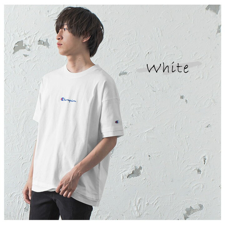 楽天市場 チャンピオン Tシャツ メンズ 半袖 ビッグtシャツ Champion Tシャツ メンズ ブランド ビッグシルエットtシャツ オーバーサイズ Tシャツ 半袖tシャツ 重ね着風 レイヤード ロゴt クルーネック 大きいサイズ ゆったり 韓国 ファッション 春服 春 春夏 モード系