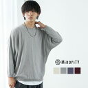 ドルマン ニット メンズ オーバーサイズ セーター メンズ ドルマンスリーブ 薄手 クルーネック ビッグシルエット ホワイト グレー レッド パープル ゆったり 大きいサイズ ユニセックス 無地 韓国 ファッション 秋服 秋 秋冬 春服 メンズファッション マイノリティminority