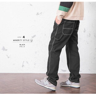 楽天市場 ペインターパンツ メンズ ワークパンツ メンズ ジーンズ メンズ ワイドパンツ メンズ ジーンズ 大きいサイズ デニムパンツ ワイド テーパードパンツ ジーパン ゆったり パンツ ウエストゴム ズボン セミワイドパンツ 韓国 ファッション 春服 春 春夏 モード系