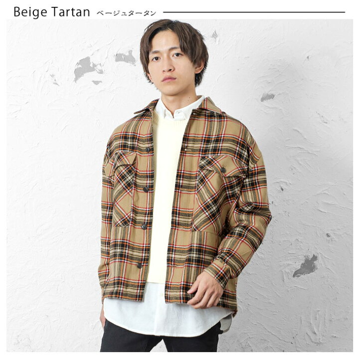 楽天市場 ジャケット メンズ 秋冬 Cpo ジャケット ビッグシルエット オーバーサイズ コート チェック ジャケット カバーオール ドロップショルダー チェック柄 レトロ アウター 大きいサイズ ゆったり ビッグサイズ 韓国 ファッション 春服 春 春夏 モード系