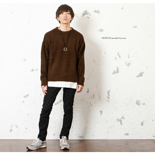 楽天市場 セーター メンズ ニット メンズ ビッグシルエット ニット ゆったり ニットセーター モヘア ニット オーバーサイズ ロング丈ニット クルーネック ニット ロングニット 大きいサイズ ゆったりサイズ ビッグサイズ 韓国 ファッション 春服 春 春夏 モード系