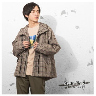 楽天市場 モッズコート メンズ スプリングコート メンズ ショートコート チェック柄コート 秋 アウター チェック ジャケット 秋 ジャケット レトロ柄 大きいサイズ ゆったり ベージュ コート ブラウン ホワイト 韓国 ファッション 春服 春 春夏 モード系