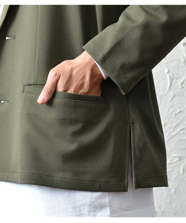 楽天市場 テーラードジャケット メンズ テーラード ジャケット ライトアウター フォーマル 羽織り カーキ ジャケット ストレッチ ゆったり 上着 無地 ブラック ブラウン ビジネス セットアップ対応 韓国 ファッション 春服 春 春夏 メンズファッション モード系