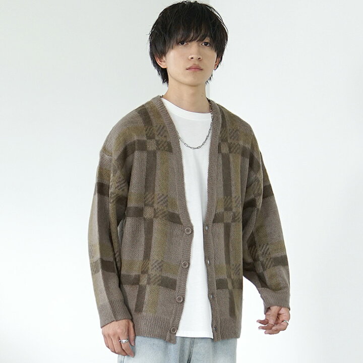 楽天市場】カーディガン メンズ ブランド モヘア カーディガン メンズ 