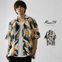 オーバーサイズ シャツ メンズ 夏 ビッグシルエット シャツ メンズ 総柄 シャツ メンズ 総柄 シャツ 古着 半袖 メンズ 長袖 カジュアルシャツ メンズ 長袖 シャツ メンズ 長袖 ゆったり 夏 トップス 韓国ファッション 夏服 夏 春夏 メンズファッション マイノリティ minority