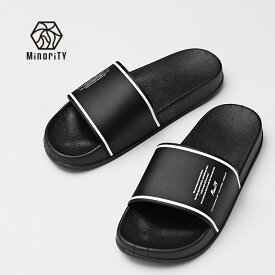 シャワーサンダル メンズ サンダル 厚底 メンズ サンダル メンズ 厚底 シャワサン おしゃれ スポーツサンダル スポサン アウトドア プール 海 マリンレジャー ビーチ キャンプ フェス 軽量 サンダル ブラック 韓国 ファッション 夏服 夏 春夏 minority マイノリティ