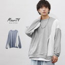 オーバーサイズ トレーナー メンズ 春 スウェット メンズ 春 スウェット クルーネック 配色 スウェット 配色 スウェット おしゃれ メンズ トレーナー メンズ 韓国 ビッグシルエット トレーナー ブラック ビッグトレーナー ファッション 秋服 秋 冬 メンズファッション