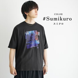 グラフィック tシャツ メンズ ドルマン オーバーサイズ tシャツ メンズ ビッグtシャツ メンズ 韓国 ビッグシルエット tシャツ メンズ 5分袖 6分袖 半袖 tシャツ プリント ペイント Tシャツ 総柄 トップス 韓国 ファッション 夏服 メンズファッション minority マイノリティ