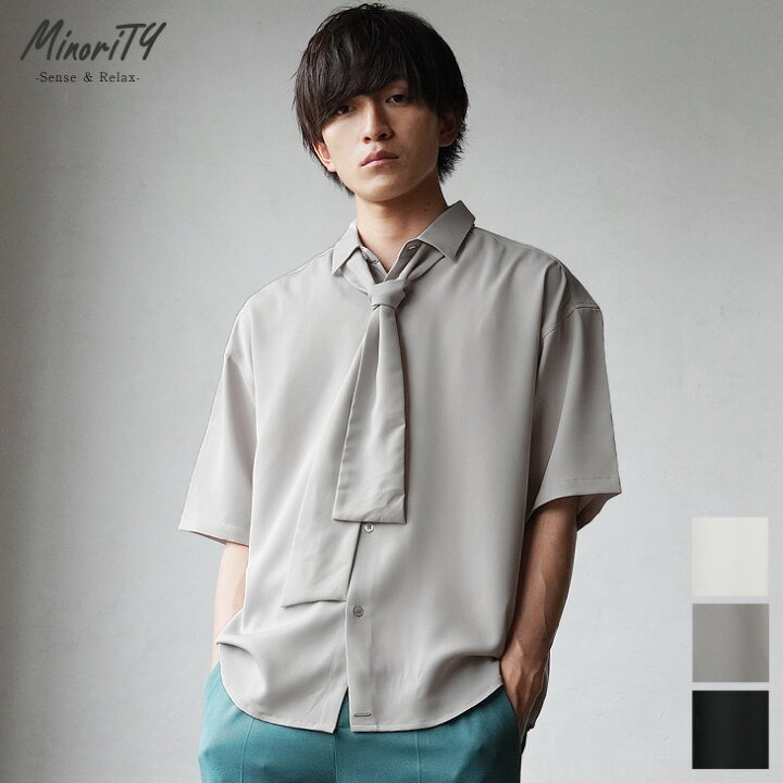 楽天市場】シャツ メンズ シャツ 半袖 オーバーサイズシャツ メンズ  