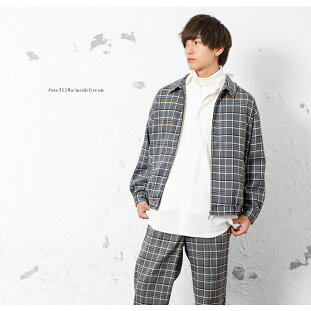 楽天市場 ワイドパンツ メンズ ジャケット メンズ ワイドパンツ 秋冬 ブルゾン チェック パンツ ビッグシルエット オーバーサイズ テーパードパンツ ミリタリージャケット ゆったり 大きいサイズ レトロ 韓国 ファッション 春服 春 春夏 モード系 ｍｉｎｏｒｉｔｙ