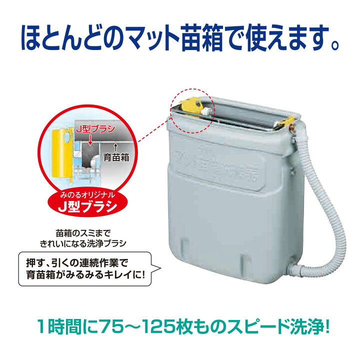楽天市場】【送料無料】マット苗箱洗滌器 ラクリーン 土付成苗なえどこ 