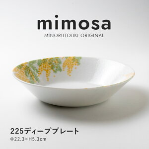 �݂̂铩��ymimosa(�~���U)�z225�f�B�[�v�v���[�g�i��22.3×H5.3cm�j