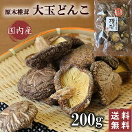 【大玉どんこ】国産 原木 干し椎茸 大玉 どんこ 椎茸 200g 原木 原木栽培 乾燥椎茸 干ししいたけ椎茸 ど…