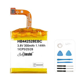 minshi 新品 HUAWEI WL-HW02 互換バッテリー 高品質交換用電池パック PSE認証 工具セット 1年間保証 300mAh