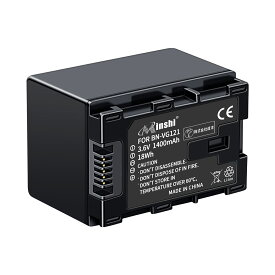 minshi 新品 VICTOR GZ-HM990 互換バッテリー 1400mAh XAB 高品質交換用リチャージブル カメラバッテリー リチウムイオンバッテリー デジタルカメラ デジカメ 充電池 PSE認証 1年間保証 予備バッテリー